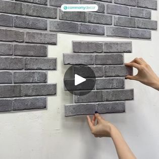 3D Peel and Stick Wall Panels | Give your home a makeover with our peel and stick wall panels! 

🧱3D Realistic Texture
⚡Easy to install: just peel and stick
🎊400+ Exclusive Designs... | By Commomy ShopFacebook Peel And Stick Wall Panels, Old Wall, 3d Texture, Home Upgrades, Wall Panels, Wall Paneling, Exclusive Designs, Color Design, Texture