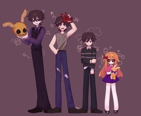 Michael X, Toy Bonnie, Fnaf Sister Location, Afton Family, Animatronic Fnaf, Circus Baby, Fnaf Comics, Sister Location, William Afton