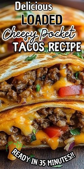 Easy Delicious Loaded Cheesy Pocket Tacos Pocket Tacos Recipe, Bbq Steak Sandwich, Pocket Tacos, Smoked Steak, Taco Pockets, Horseradish Mayo, Leftover Taco Meat, Beer Cheese Sauce, Cheese Sandwich Recipe