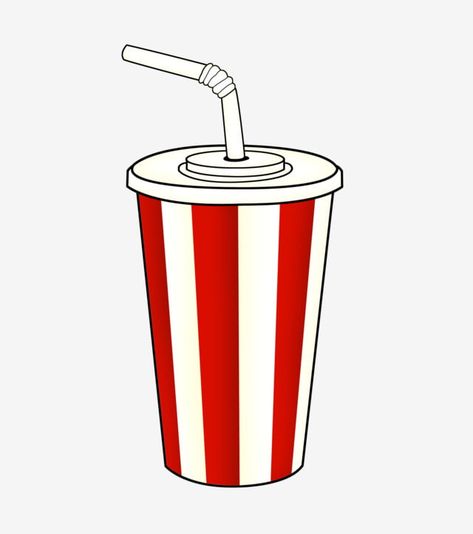 snacks,paper cups,illustrations,red,fast food restaurants,drinks and beverages,straws,summer drinks,refreshing thirst,paper clipart,cup clipart,drink clipart Soda Cup Drawing, Movie Drinks, Snacks Illustration, Drinks Cartoon, Snacks Cartoon, Snack Clipart, Snack Illustration, Drink Cartoon, Drinks Illustration