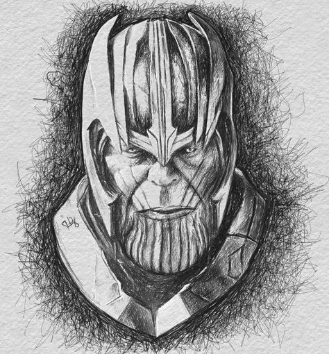 #thanos . #scribbleart. @drawing Thanos Drawing, Cartoon Marvel, Art Realism, Scribble Art, Realism Art, Pen Art, Design Sketch, Journal Ideas, Art Sketchbook