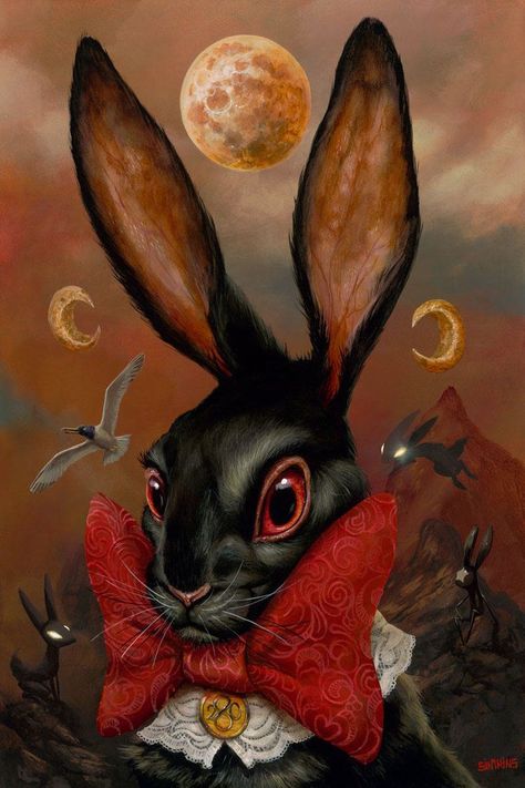 Greg Simkins, Kevin Sloan, Magical Artwork, Imaginary Art, 3d Mosaic, Succulent Painting, Bunny Images, Rabbit Painting, Rabbit Art