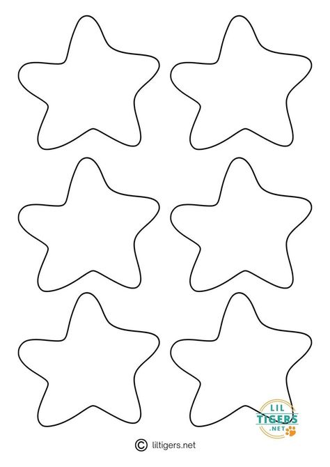 Seashell Template Free Printable, Star Fish Template Free Printable, Starfish Project, Starfish Template Free Printable, Starfish Craft Preschool, Starfish Story Printable, Star Fish Printable, Starfish Activity, Starfish Printable