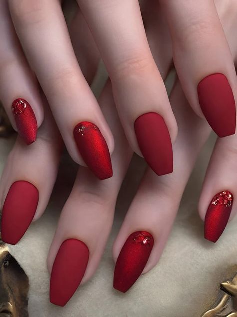 Candy Apple Red Nails | ND Nails Supply Apple Red Nails Acrylic, Candy Apple Red Nails Acrylic, Candy Apple Red Nails, Apple Red Nails, Apple Nail Art, Silver Nail Designs, Bright Red Nails, Ombre Acrylic, Red Manicure