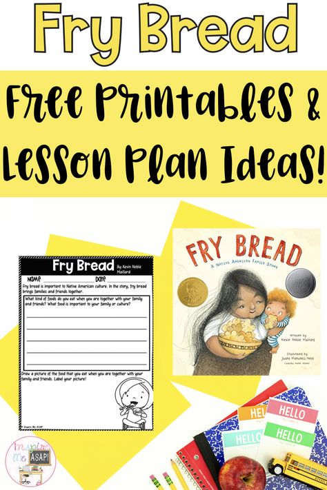 Fry Bread A Native American Family Story Activities, Fry Bread Activities, Fry Bread Book Activities, Kindergarten Name Activities, Native American Lesson Plans, Indigenous Activities, Native American Education, Native American Fry Bread, Native American Lessons