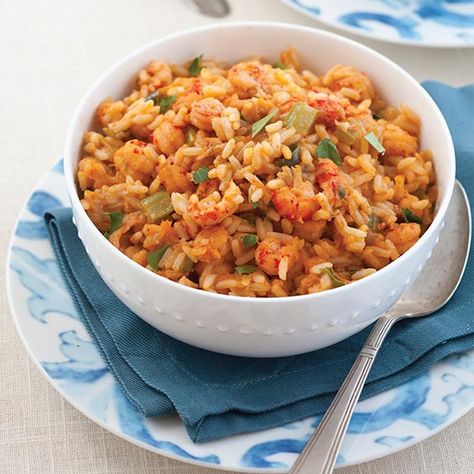 Crawfish tails are a treasure in Louisiana. There are countless ways to enjoy the versatile crustacean, but this homey and comforting Crawfish Dirty Rice from Tammy Abellard is one of our favorites. This classic dish starts with the Holy Trinity of celery, bell pepper, and onion, and builds flavor from there. If you’re hosting out-of-town Crawfish Rice, Crawfish Dishes, Yummy Rice, Ragin Cajun, Dirty Rice Recipe, Southern Foods, Creole Food, Crawfish Recipes, Spanish Rice Recipe