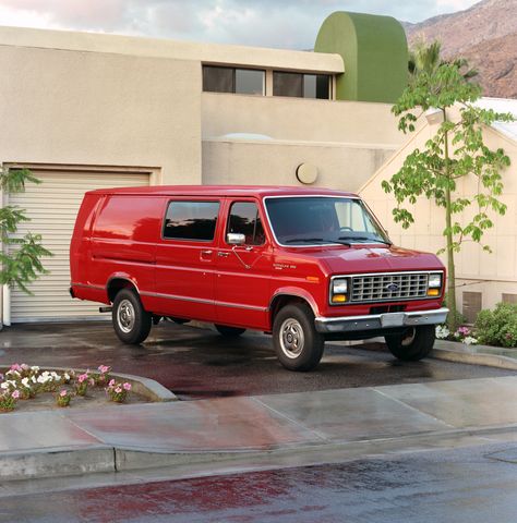 Lifted Van, Vans Painted, Ford E Series, Ford Van, Cool Vans, Evening Sandals, Ford Truck, Commercial Vehicle, Ford Trucks