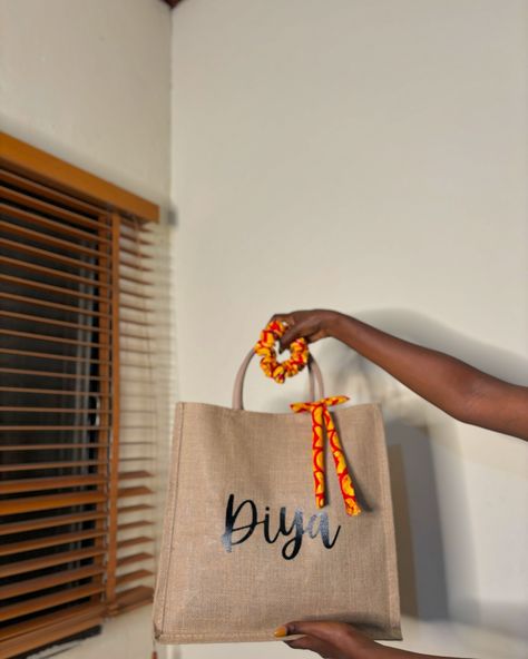 The ‘NKEM’ Jute bag ✨ - personalised with any name of choice - comes with matching scrunchies and twilly - available in medium and large sizes. The size in the picture is a size large. - custom sizes are also available To order send a message directly for more details Black Handmade Jute Bag, Luxury Brown Jute Bags, Black Eco-friendly Crochet Jute Bag, Luxury Eco-friendly Jute Shoulder Bag, Personalised Jute Bags, Jute Bag, Twilly, Jute Bags, Personalize Bag