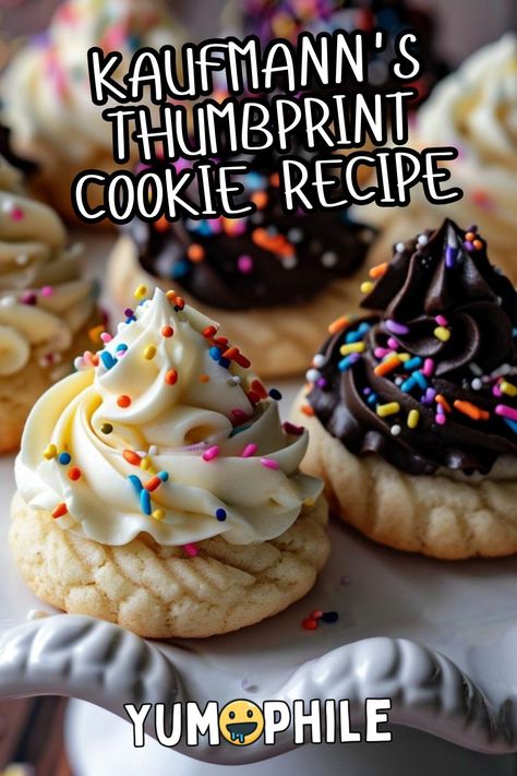 Kaufmann’s Thumbprint Cookie Recipe Kaufman's Thumbprint Cookies Recipe, Kaufman Thumbprint Cookies, Kaufman Cookies, Kauffman Thumbprint Cookies, Kaufman's Thumbprint Cookies, Cowgirl Kitchen, Almond Thumbprint Cookies, Thumbprint Cookie Recipe, Fresh Cookies