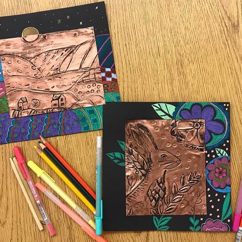 Repousse Art Projects, Metal Tooling, Vegetable Coloring Pages, Different Types Of Vegetables, Art Lessons Middle School, Art 2023, 4th Grade Art, 5th Grade Art, Copper Sheets