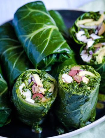 Crunchy Spring Waldorf Salad - Creative in My Kitchen Lectin Free Recipes, Collard Green Wraps, Collard Green, Sardine Recipes, Lectin Free, Healthy Wraps, Plant Paradox, Bread Alternatives, Salmon Avocado