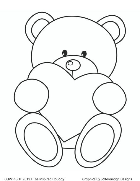 Drwng Ideas Color, Valentine Coloring Sheets, Preschool Valentine Crafts, Valentines Day Cartoons, Beary Cute, Bunny Valentines, Valentines Day Drawing, Adult Valentines, Valentines Day Coloring Page