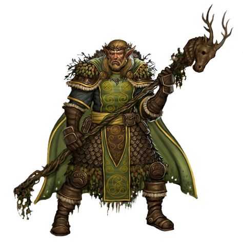 This is the guy you want defending your forest for you. Stocky giant male druid. Druid by Sam-Peterson on DeviantArt Magic Council, Dnd Druid, Male Elf, Elf Druid, Fantasy Races, Manama, Dungeons And Dragons Characters, D&d Dungeons And Dragons, Fantasy Armor