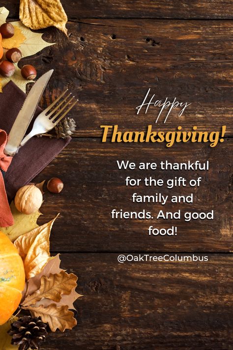 Happy Thanksgiving! Hope you've had a wonderful day. #healingcommunity #griefcounseling #oaktreecolumbus #griefinformedpractice #griefandloss #griefsucks #griefrecovery #griefawareness #columbusohio Wonderful Day, Happy Thanksgiving, Good Food, Thanksgiving