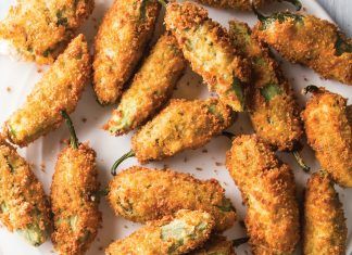 Crabmeat-Stuffed Jalapeño Poppers Jalapeno Poppers Recipe, Jalapeno Popper Recipes, Spicy Dipping Sauce, Crab Stuffed, Jalapeño Poppers, Poppers Recipe, Dipping Sauces Recipes, Zucchini Fries, Jalapeno Poppers