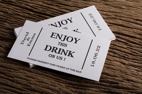 Excited to share this item from my #etsy shop: Modern Wedding Drink Ticket Template Drink Voucher Drink Token for Wedding Work Party Printable Instant Download Drinks Tokens Wedding, Drink Voucher, Wedding Drink Tickets, Drink Ticket, Wedding Tokens, Voucher Design, Ticket Design, Ticket Template, Wedding Drink