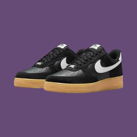 Nike Air Force 1 Low "Black Suede Gum" Arriving this Fall 2024 Are you ready for this 🔥🔥🔥🔥 Nike Air Force 1 Low, Air Force 1 Low, Fall 2024, Nike Air Force 1, Air Force 1, Nike Air Force, Black Suede, Air Force, Gum