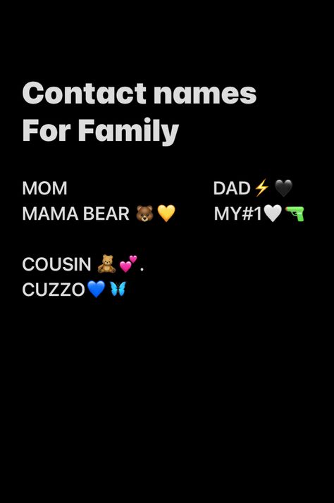 Contact Names Ideas, Contact Name Ideas, Contacts Names, Insta Name, Hood Quotes, Group Names, Snapchat Names, Iphone Themes, Playlist Names