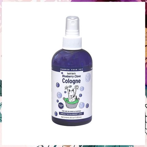 South Bark's Blueberry Clove Pet Cologne Pet Odor Eliminator, Organic Blueberries, Dog Smells, Dog Top, Odor Eliminator, Animal Hospital, Smells Amazing, Your Pet, For Dogs