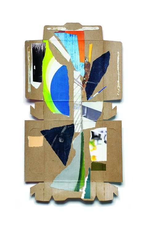 Janice McDonald Art/Collage Assemblage Art Mixed Media, Collage Pieces, Cut Out Art, Artist Working, Bio Art, Color Collage, Cardboard Art, Collage Artists, Recycled Art