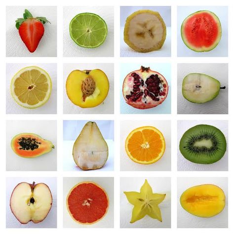 Fruit typology. Photography by Natalie Thomsen. Geometry In Nature, A Level Photography, Object Photography, Collections Photography, Photoshop Projects, Fruit Photography, Creative Challenge, 背景 シンプル, Photography Camera