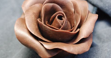 CAKE ON THE BRAIN: CHOCOLATE ROSE TUTORIAL Rose Cake Recipe, Buttercream Rose Cake, Torte Cupcake, Delectable Desserts, Chocolate Roses, Rose Tutorial, Chocolate Flowers, Chocolate Art, Modeling Chocolate