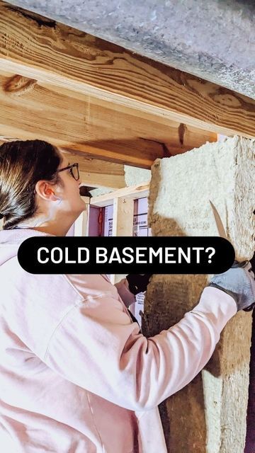 Meg | homeowner tips and DIYs on Instagram: "Basements feel so much more basement-y when they're cold and damp 🥶 Often overlooked, your rim joist is one of the main contributors to the chilly temperature in your basement! Materials used: -2 inch foam board @owenscorning -Great Stuff Pro Gaps and Cracks Fireblock Foam Insulation -Mineral wool insulation @rockwoolna -utility knife -Husky insulation knife @homedepot -FLIR One Pro thermal camera @flir Safety gear: -gloves -safety goggles -dust Insulate Basement Ceiling, Basement Refresh, Mineral Wool Insulation, Basement Insulation, Diy Insulation, Foam Insulation Board, Homeowner Tips, Thermal Camera, Floor Insulation