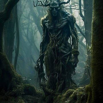 Leshy Art, Fantasy Poster, Slavic Mythology, Dark Fantasy Artwork, Fantasy Posters, Lost In The Woods, Forest Spirit, Fantasy Forest, Forest Creatures