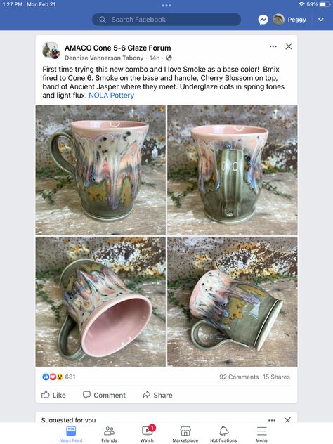 Spring Tones, Glaze Combinations, Amaco Glazes, Ceramic Glaze Recipes, Clay Vase, Glaze Recipe, Pottery Glazes, Glazes For Pottery, Pottery Studio