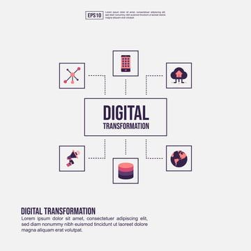 Digital Labels, Web Design Marketing, Graphic Design Background Templates, Social Icons, Business Infographic, Layout Template, Flat Icon, Design Background, Digital Transformation