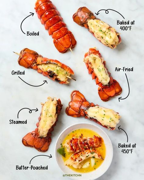 The Best Way to Cook Lobster Tail (Tested and Reviewed) | The Kitchn Cook Lobster Tail, Easy Lobster Tail Recipe, Best Lobster Tail Recipe, Cook Lobster Tails, Cook Lobster, Broil Lobster Tail, Cooking Lobster Tails, Grilled Lobster Tail, Lobster Dishes