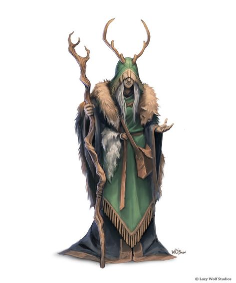 Maria Franz, Druid Circle, Dnd Concept, Dnd Druid, Dnd Elves, Fantasy Heroes, Forest Creatures, Dungeons And Dragons Characters, Fantasy Warrior