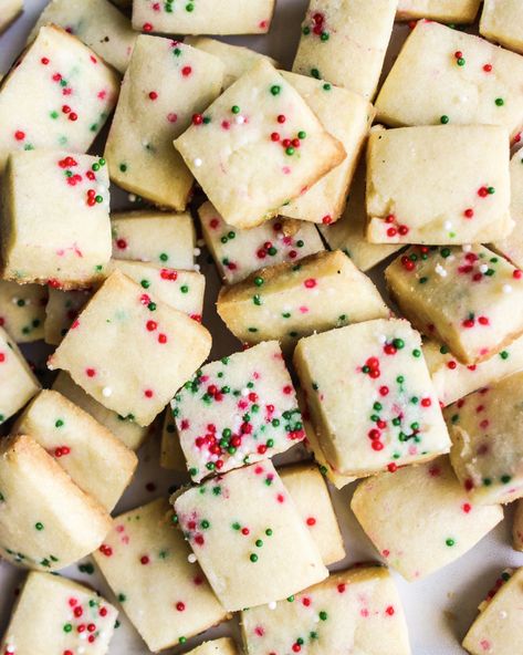 Christmas Shortbread Cookie Bites — salt n sprinkles Christmas Shortbread Cookie Bites, Shortbread Bites Recipes, Shortbread Cookie Recipe Christmas, Shortbread Cookie Bites, Simple Cookie Dough Recipe, Christmas Shortbread Cookies, Easy Shortbread Cookie Recipe, Shortbread Bites, Best Shortbread Cookies