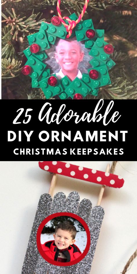 Homemade Tree Ornaments Kids, Ornaments Diy Kids Picture, Christmas Ornaments Pictures Photo, Christmas Ornaments With Pictures Kids, Holiday Photo Frames Diy, Class Picture Ornament, Christmas Ornaments With Photos Diy, School Christmas Ornaments With Pictures, Kids Picture Ornaments Diy