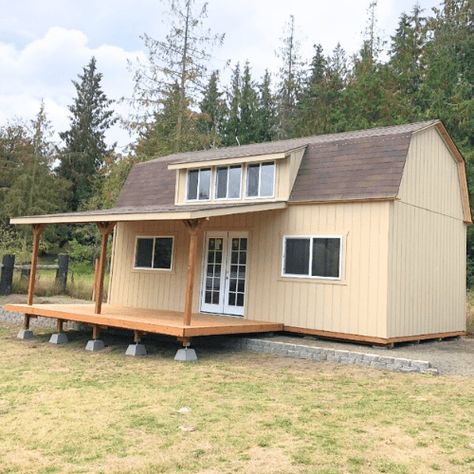 Courtyard Garden Shed For Sale OR | WA | ID | CO | Better Built Barns, Inc. Cottage Backyard, Shed Garden, Siding Trim, Custom Sheds, Greenhouse Shed, Portable Buildings, Sheds For Sale, Backyard Sheds, Dormer Windows