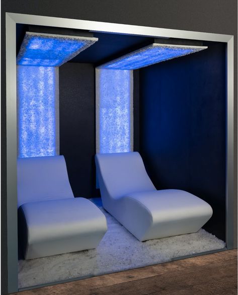 Spa Vision, Salt Sauna, Wellness Collective, Salt Room Therapy, Spa Massage Room, Home Spa Room, Salt Therapy, Wellness Room, Sauna Benefits