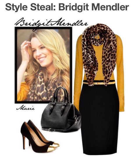 Leopard print Pentecostal Outfits Casual, Mustard Office, Pencil Skirt Outfit, Bridgit Mendler, Houndstooth Pencil Skirt, Mustard Sweater, Outfit Work, Modest Style, Power Colors