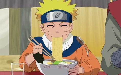 Naruto Eating Ramen Manga, Naruto Eating Ramen, Kakashi X Reader, Naruto Screencaps, Naruto Mignon, Healthy Baby Girl, Eating Ramen, Masashi Kishimoto, K Dramas