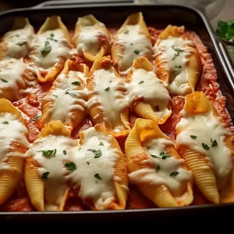 Taco Stuffed Shells Recipe | Mexican-inspired Delight - Mains Stuffed Taco Shells, Taco Stuffed Shells Recipe, Mexican Stuffed Shells, Shells Recipe, Recipe Mexican, Pasta Shells, Stuffed Shells Recipe, Taco Stuffed Shells, Stuffed Pasta Shells