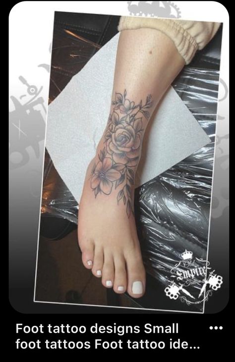 Roses Ankle Tattoos For Women, Hibiscus Flower Leg Tattoo, Rap Around Ankle Tattoo, Roses Ankle Tattoo, Rose Tattoos Ankle, Ankle Tattoo With Heels, Women Foot Tattoos Ideas, Cute Ankle Tattoos For Women Wrap Around, Womens Ankle Tattoo