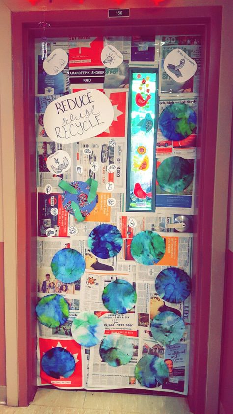 Earth Day Door Decorations, Earth Day Door Decorations Classroom, Earth Day Classroom Door, Kindness Week, Fall Classroom Decorations, Fall Classroom, Earth Month, Door Art, Backdrop Ideas