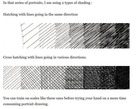 Cross hatching portraits Cross Hatching Shading, Types Of Shading, Hatching Shading, Cross Hatching Drawing, Drawing Hatching, Proportions Of The Face, Hatching Drawing, Hatch Art, Pencil Drawings Of Nature