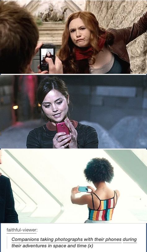 Companions phones upgrading through the years. Doctor Who Series 10 Smile Bill Potts Pearl Mackie Peter Capaldi Clara Oswald Jenna Coleman Amy Pond Karen Gillan Rory Williams Arthur Darvill Matt Smith Bill Potts, Doctor Who Tumblr, All Doctor Who, Arthur Darvill, Doctor Who Funny, Doctor Who Memes, Doctor Who Companions, Rory Williams, Tv Doctors