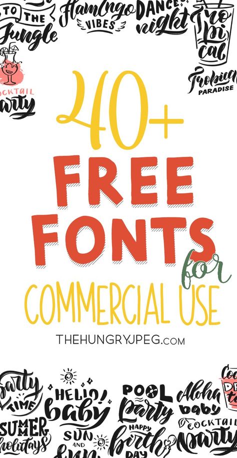 Download 40+ FREE Sans, Serif and Script Font for Commercial Use today! We're excited to show you such a huge available Font - astic in our house! Commercial License Included. Kombinasi Font, Fonts For Commercial Use, Font Love, Free Fonts For Cricut, Inkscape Tutorials, Free Commercial Fonts, Commercial Use Fonts, Doodle Fonts, Design Blogs