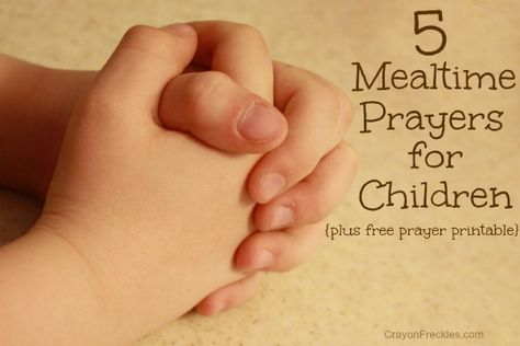 Lunch Prayer, Grace Before Meals, Prayers Before Meals, Mealtime Prayers, World Hello Day, Food Prayer, Saying Grace, Childrens Prayer, Classroom Homeschool