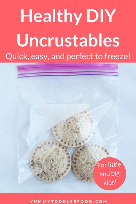 Diy Uncrustables, Homemade Uncrustables, Kids Lunch Ideas, Kid Sandwiches, Quick Lunch Recipes, Recipe For Kids, Toddler Lunches, Lunch Recipe, Hidden Veggies