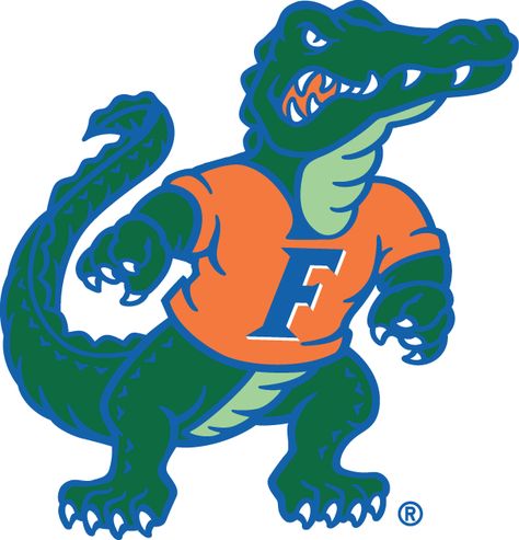 Florida Gators Alternate Logo (1995) - Gator Party, Gators Logo, Florida Gators Logo, Gator Logo, Florida Gators Football, Gators Football, Sports Themed Party, University Of Florida, Florida Gators