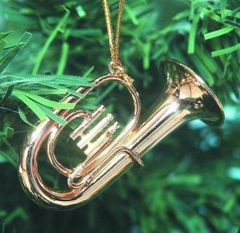 Music Treasures Co. Baritone Horn Christmas Ornament *** You can get more details by clicking on the image. Baritone Horn, Music Christmas Ornaments, Music Ornaments, Christmas Tree Gift, Tree Gift, Music Gifts, Christmas Music, Music Stuff, Room Decoration