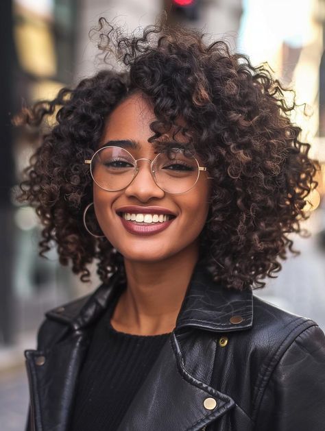 Stylish Curly Bob Haircuts: Embrace Your Natural Curls with These Chic Looks Short Ringlet Hair, Mixed Race Curly Hair, Curly Bangs Natural Hair, Medium Curly Hair Black Women, Bob Curly Hairstyles Black Women, Shoulder Curly Hairstyles, Afro Bob Hairstyles, Curly Bob Hairstyles 2024, Curly Haircuts For Black Women