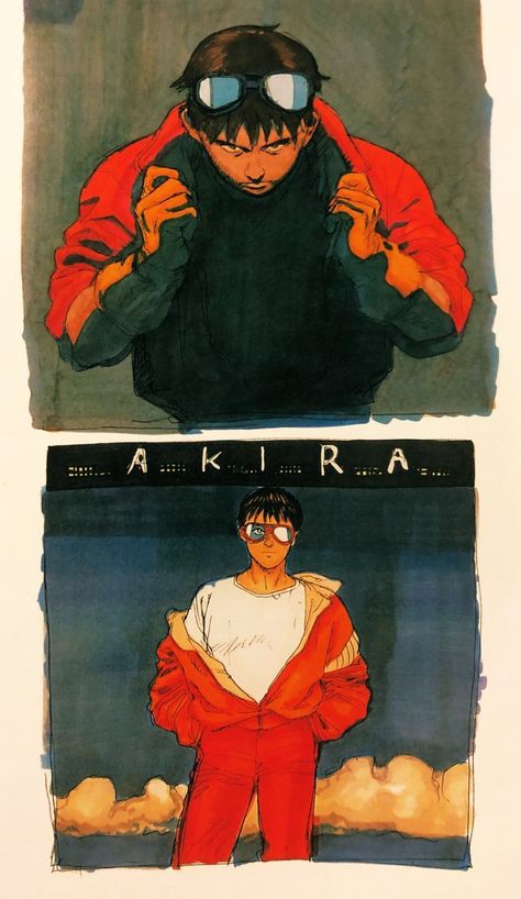 Male Fashion Model, Akira Anime, Best Animation, Old Anime, 90s Anime, Manga Covers, Male Fashion, Graphic Design Posters, Comic Books Art